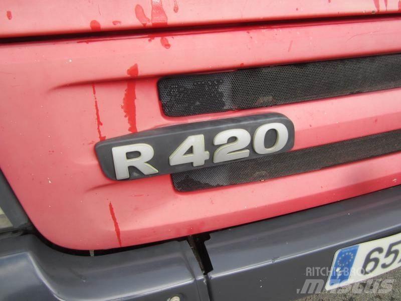 Scania R 420 Camiões caixa desmontável com elevador de cabo