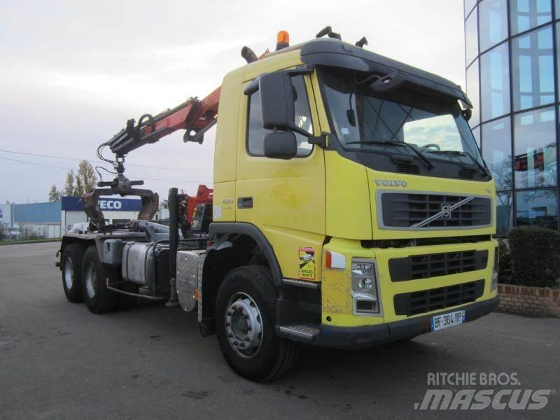Volvo FM 400 Camiões caixa desmontável com elevador de cabo