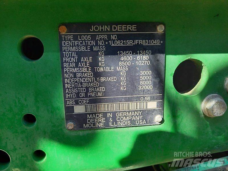 John Deere 6215R Tratores Agrícolas usados