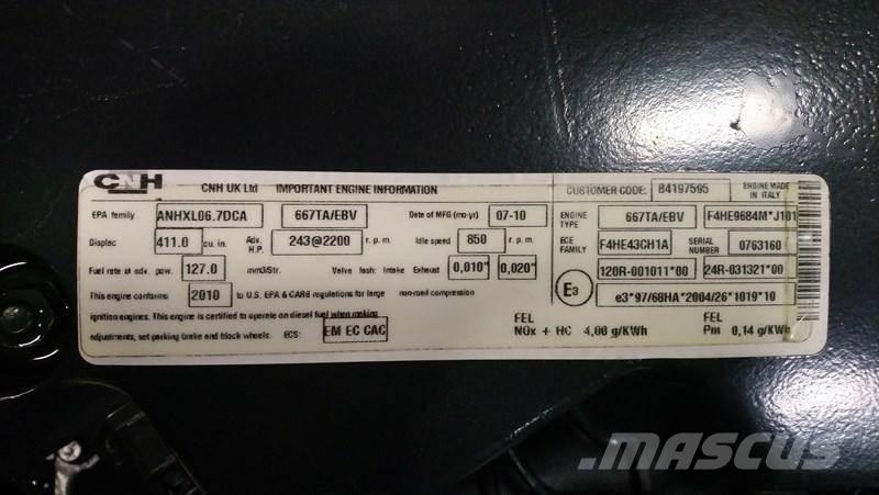 CNH - CASE 667TA Motores