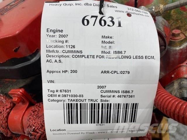 Cummins ISB6.7 Motores
