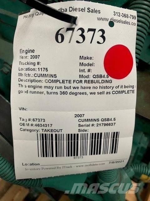 Cummins QSB4.5 Motores
