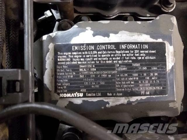 Komatsu SAA6D125E-6 Motores