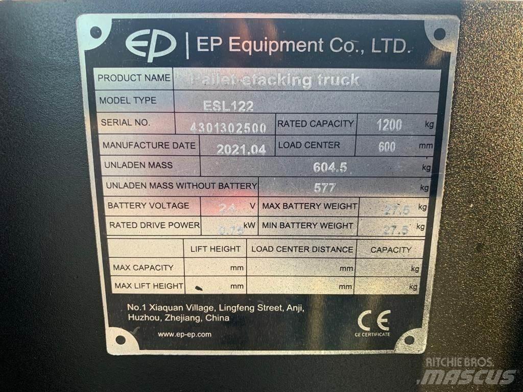 EP ESL122 Empilhador para operador externo