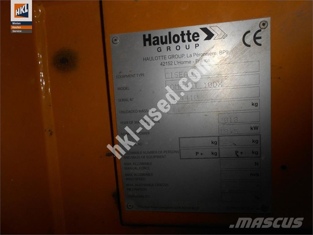 Haulotte COMPACT 10 DX Construção - Outros
