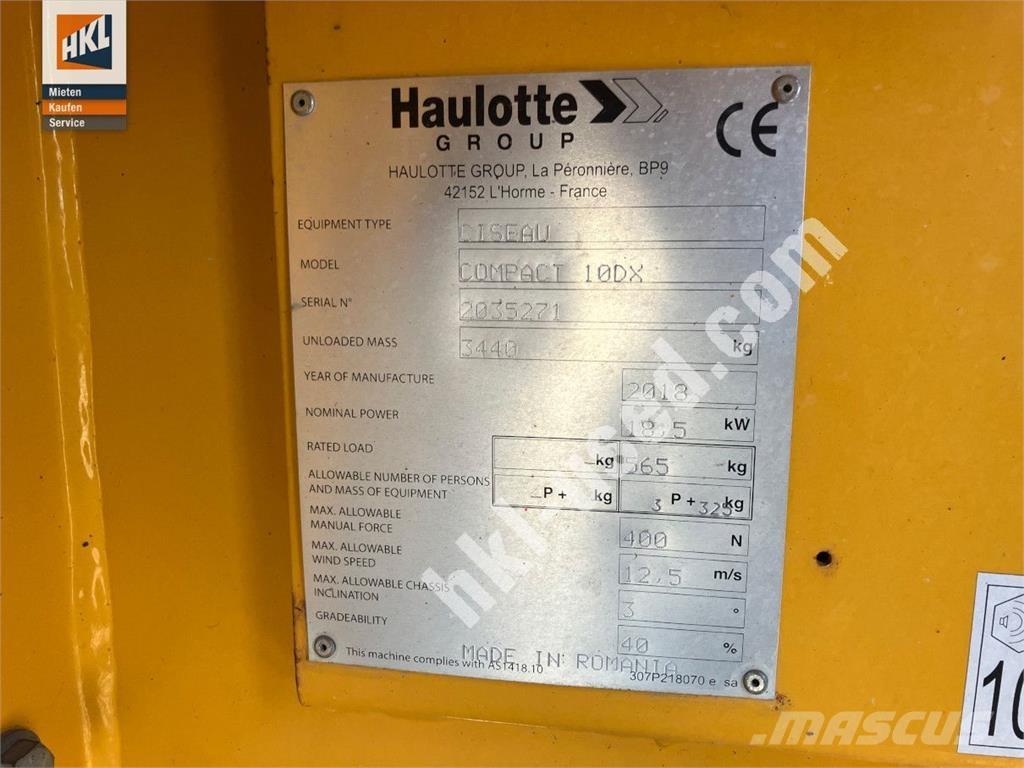 Haulotte COMPACT 10 DX Construção - Outros
