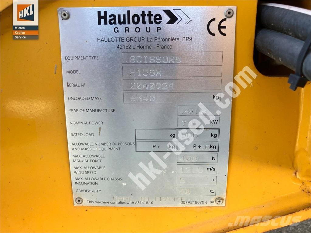 Haulotte H 15 SX Construção - Outros

