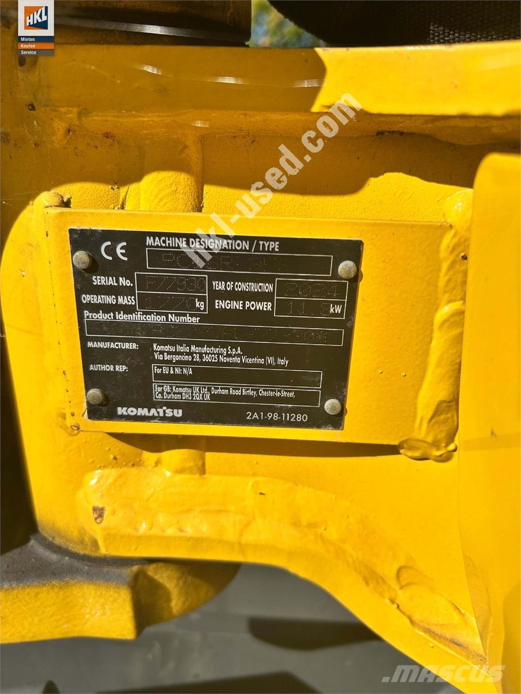 Komatsu PC 16 R-3HS Miniescavadeiras