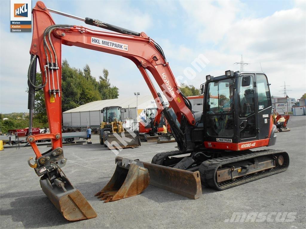 Kubota KX 080-4 Miniescavadeiras