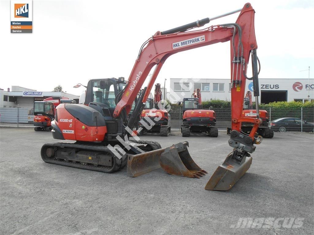 Kubota KX 080-4 Miniescavadeiras
