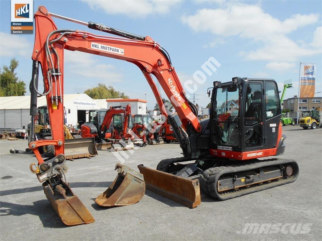 Kubota KX 080-4 Miniescavadeiras