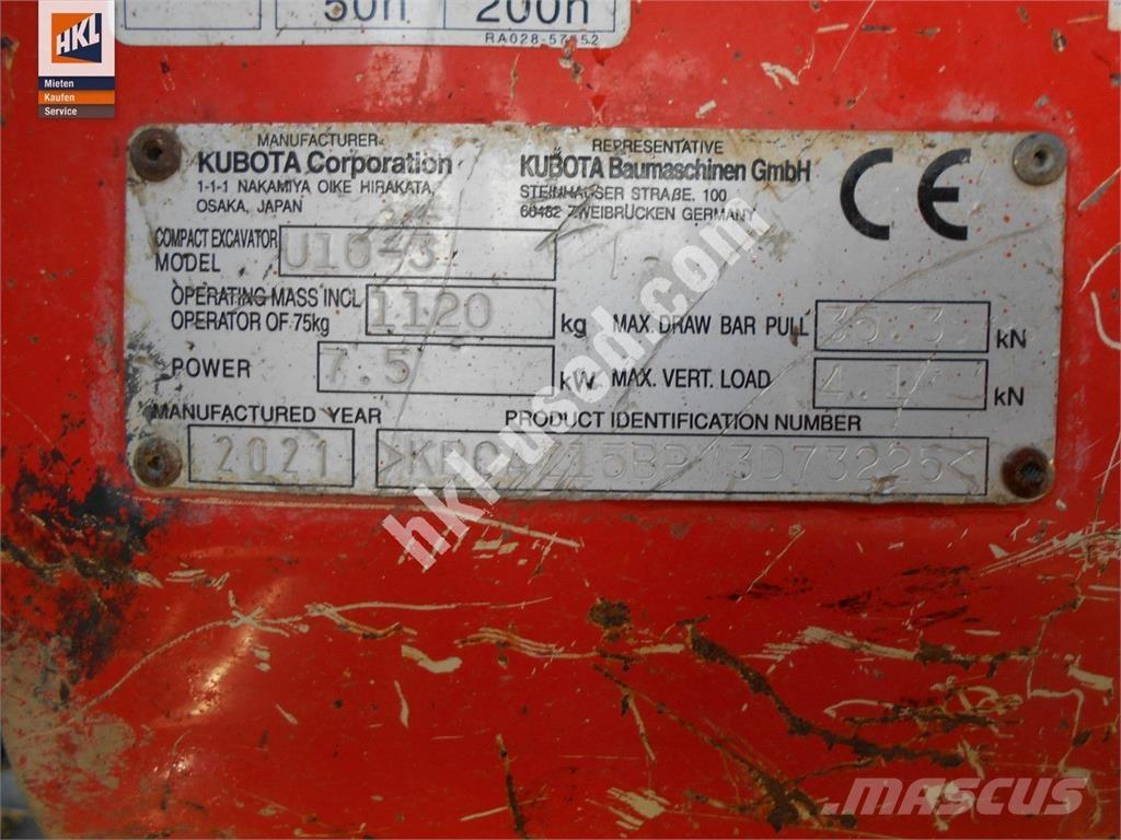 Kubota U 10-3 Miniescavadeiras