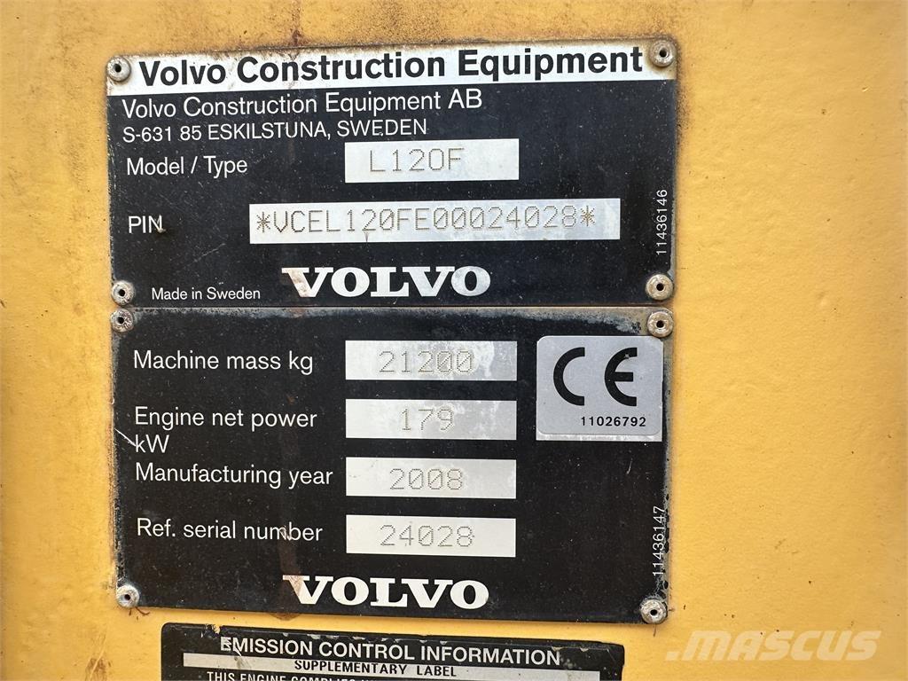 Volvo L120F Carregadeiras de rodas