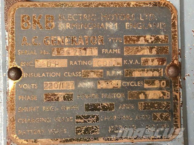  15 kVA BKB Generator Outros Geradores