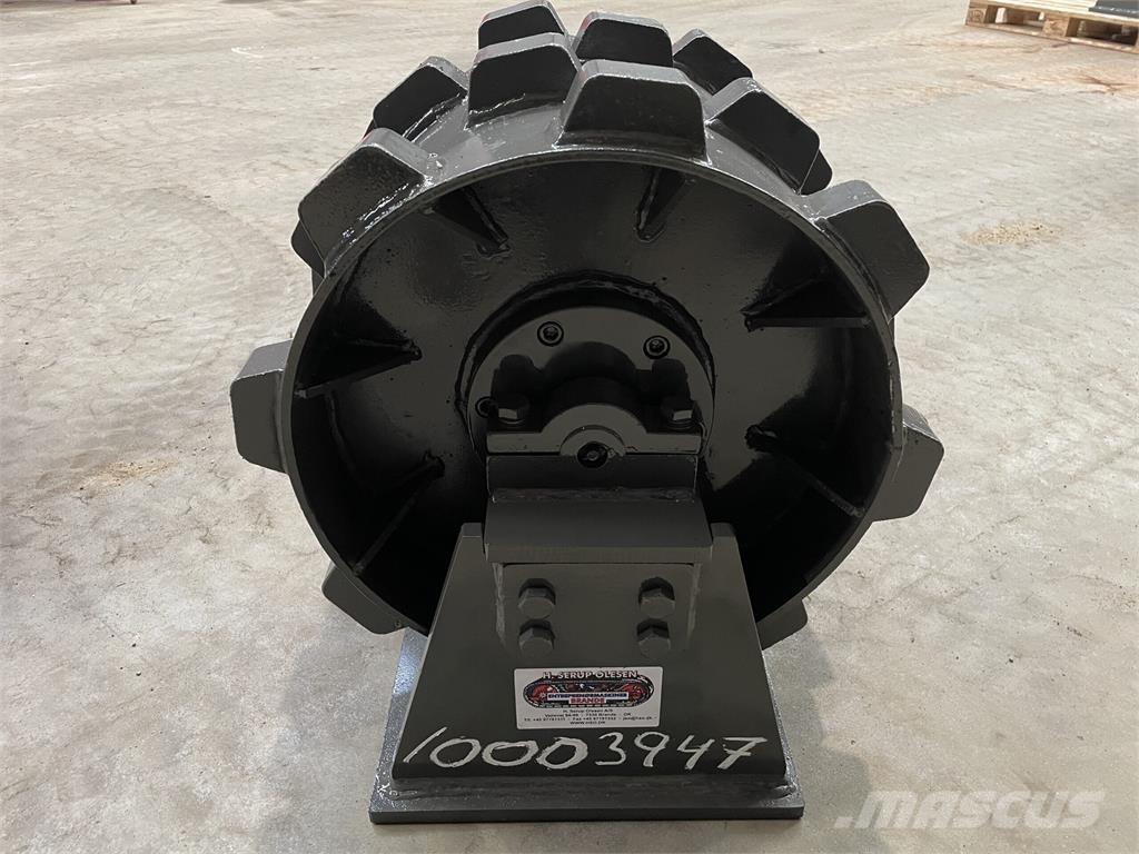  450 mm kompaktorhjul Cilindros Compactadores de pneus