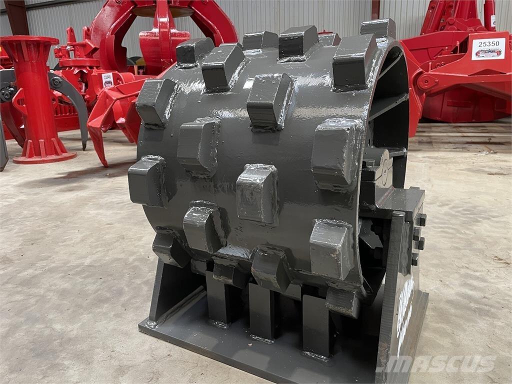  450 mm kompaktorhjul Cilindros Compactadores de pneus