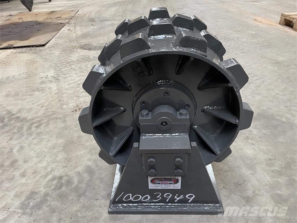  450 mm kompaktorhjul Cilindros Compactadores de pneus