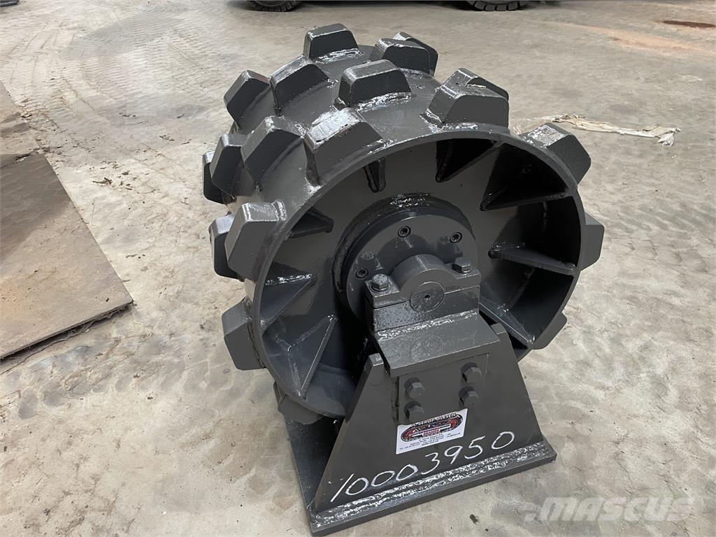  450 mm kompaktorhjul Cilindros Compactadores de pneus