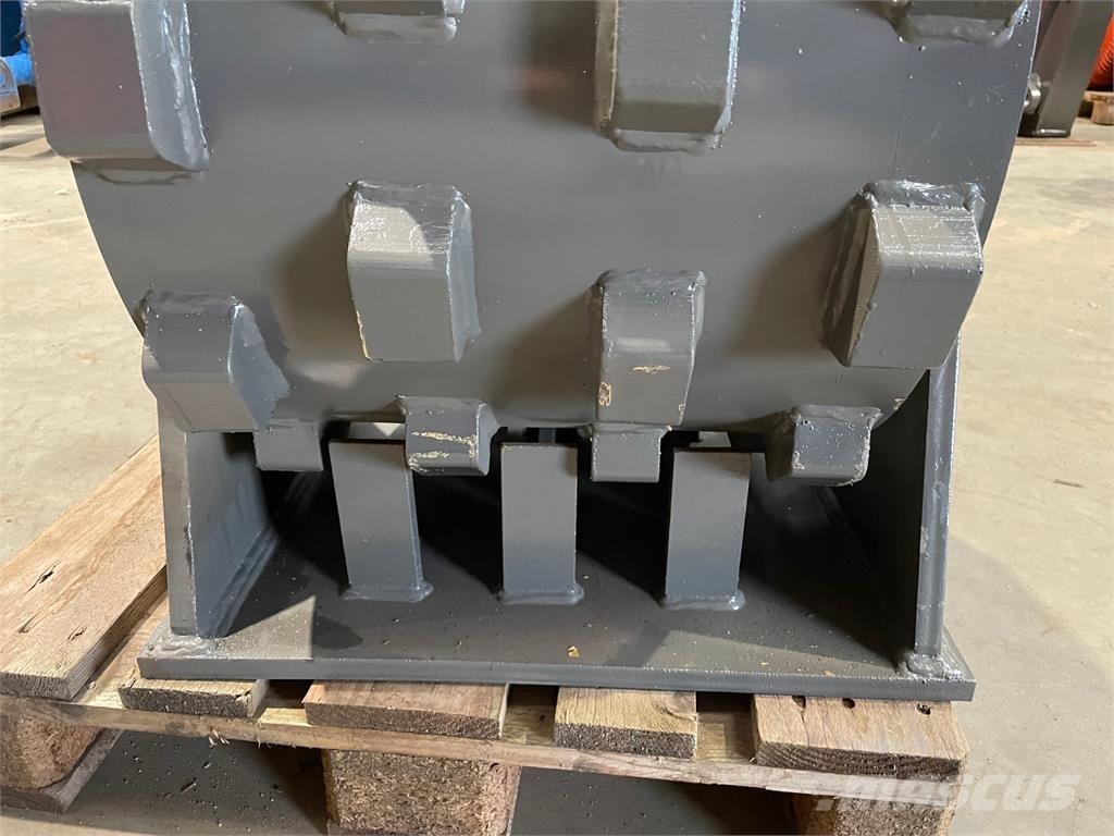  470 mm Kompaktorhjul Cilindros Compactadores de pneus