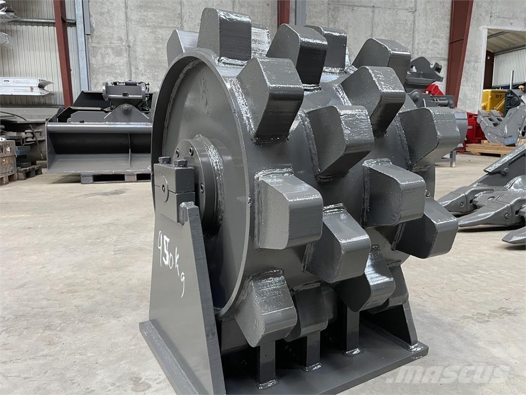  570 mm kompaktorhjul Cilindros Compactadores de pneus