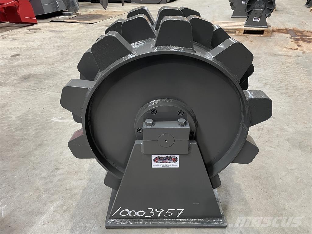  570 mm kompaktorhjul Cilindros Compactadores de pneus