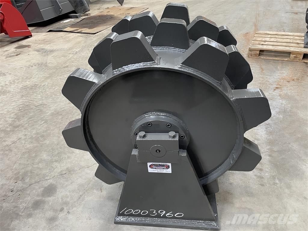  650 mm kompaktorhjul Cilindros Compactadores de pneus