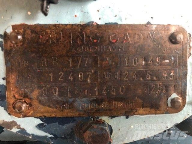  CAD Type HB 1/7 Caixas de velocidades