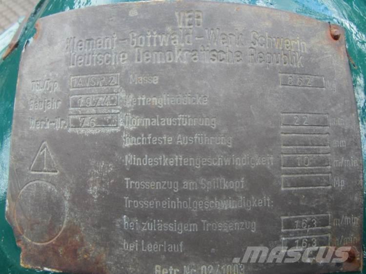  Capstan spil VEB 1AVSP2 Guinchos, elevadores e elevações de materiais
