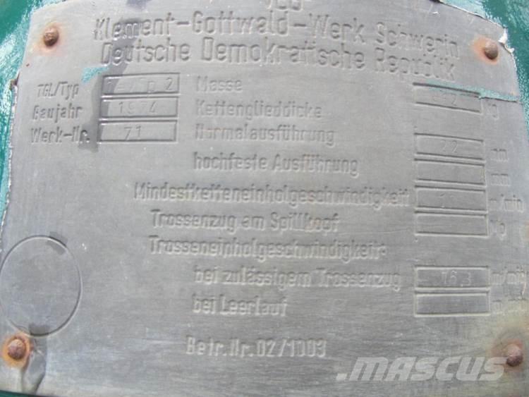  Capstan spil VEB 1AVSP2 Guinchos, elevadores e elevações de materiais
