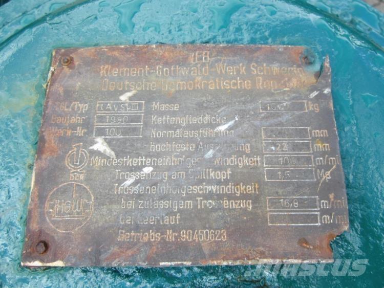  Capstan spil VEB 1AVSP3 Guinchos, elevadores e elevações de materiais
