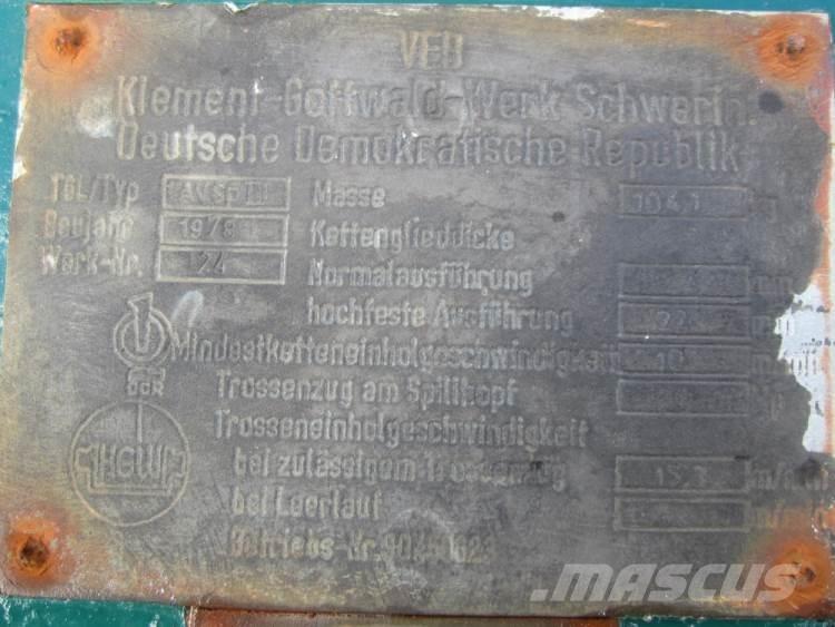  Capstan spil VEB 1AVSP3 Guinchos, elevadores e elevações de materiais
