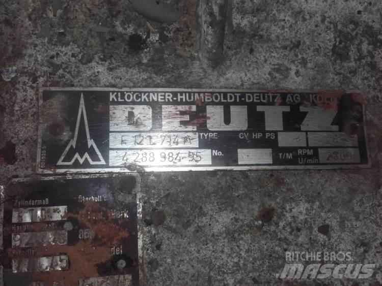 Deutz F12L 714A motor Motores