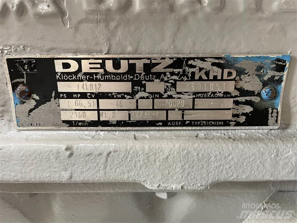Deutz F4L 912 motor Motores