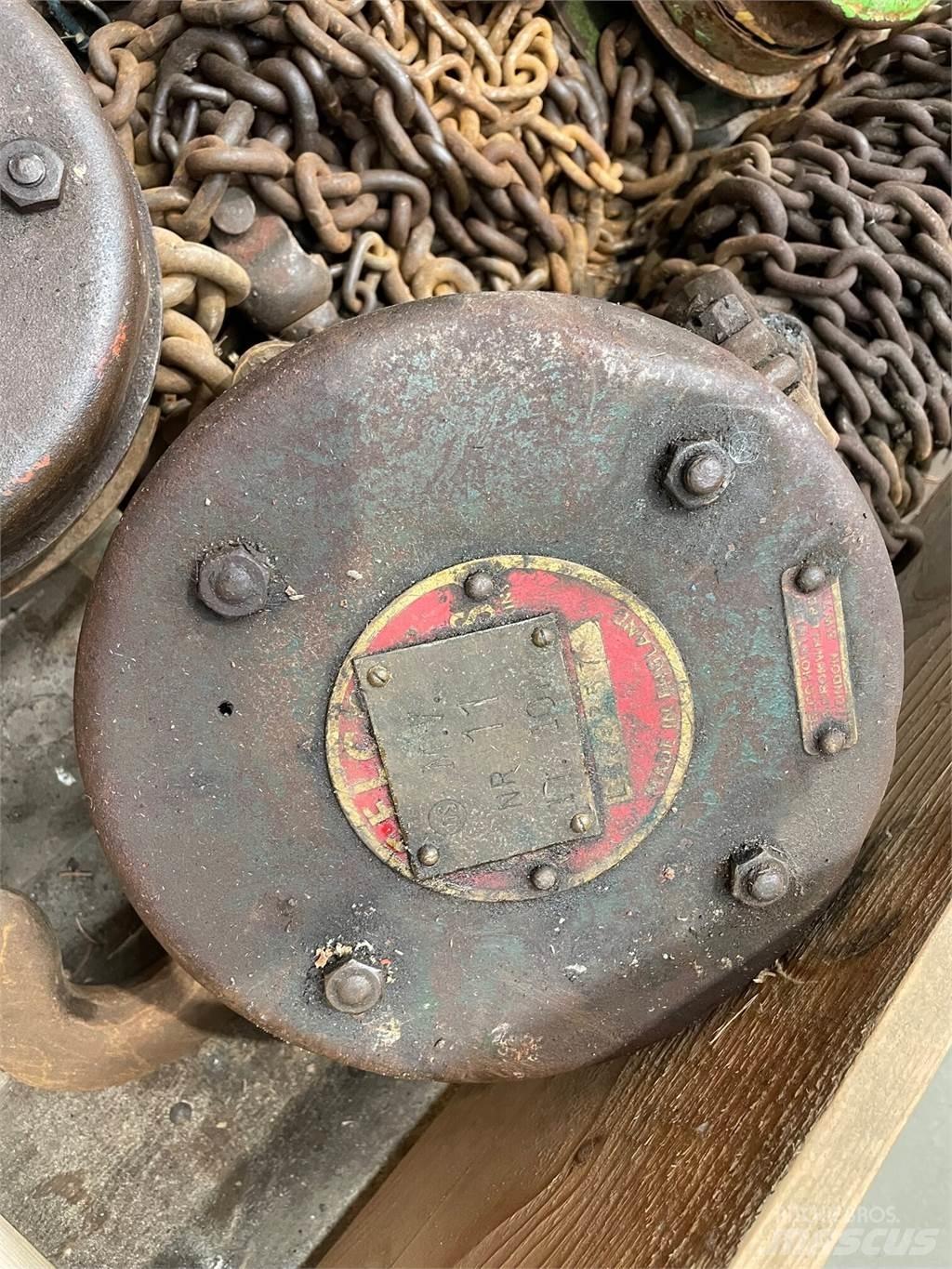  Diverse kædetaljer Peças e equipamento de gruas