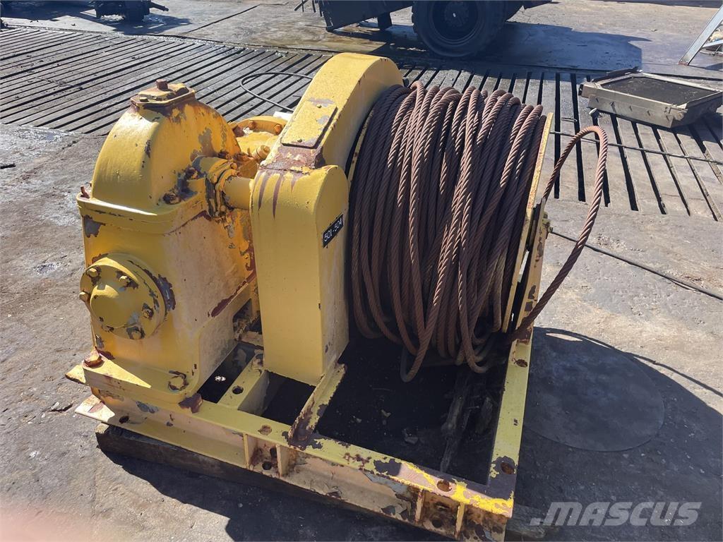  El-spil med gear og bremse Guinchos, elevadores e elevações de materiais
