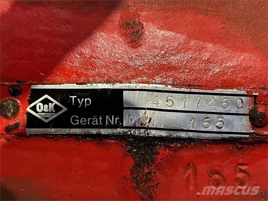  Frontaksel ex. O&K 20 Eixos