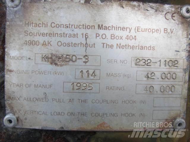 Hitachi KH150-3 til ophug Escavadeiras de esteiras