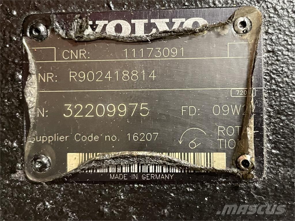  Hydr. pumpe ex. Volvo L120F Hidráulica