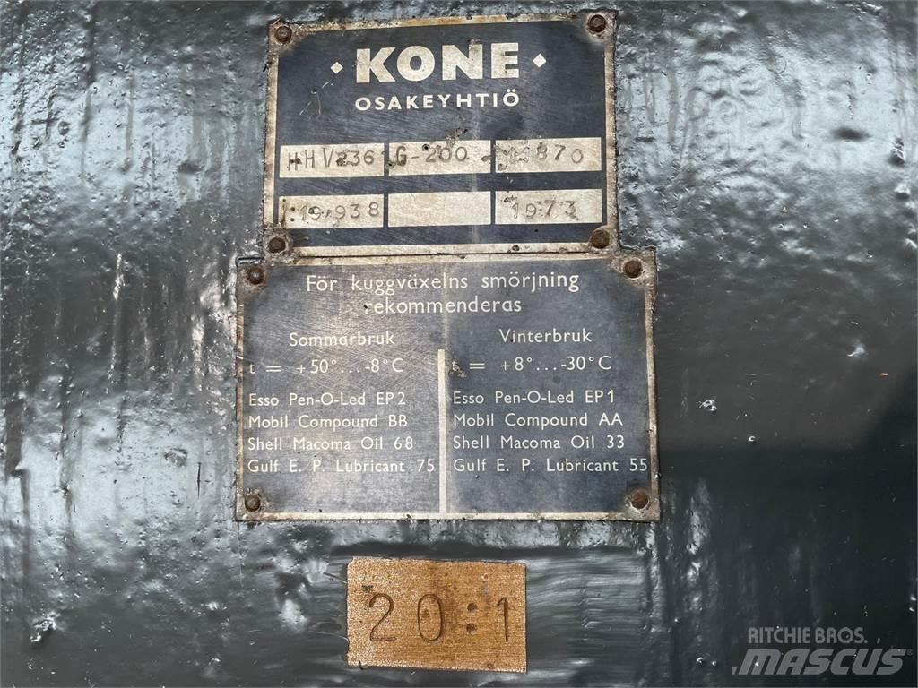 Kone Type HHV236 gear - 20:1 Caixas de velocidades