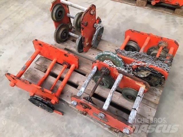  Kran løbekatte - 3 stk. Peças e equipamento de gruas