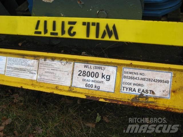  Løfteåg 21 ton - ubrugt Peças e equipamento de gruas