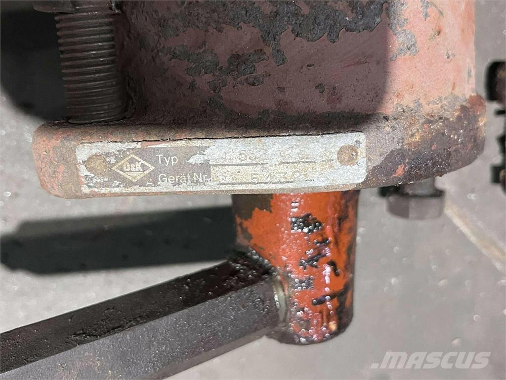 O&K RH6 Båndstrammer Outros componentes