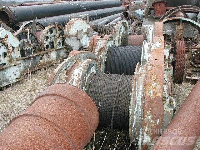  Piloteringsspil 3 tromler Guinchos elevação, guinchos e elevadores materiais