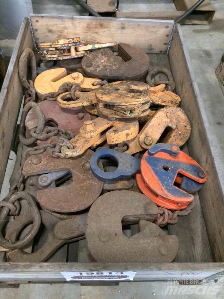  Pladeklør, diverse 1 palle Peças e equipamento de gruas