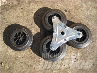  Plast/gummihjul - ca. 1000 stk. Pneus