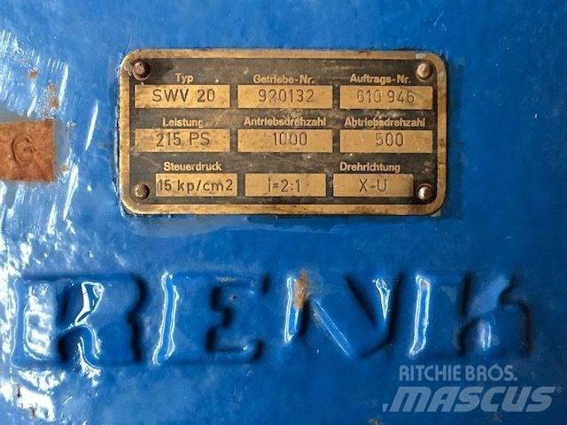 Renk Type SWV20 Caixas de velocidades