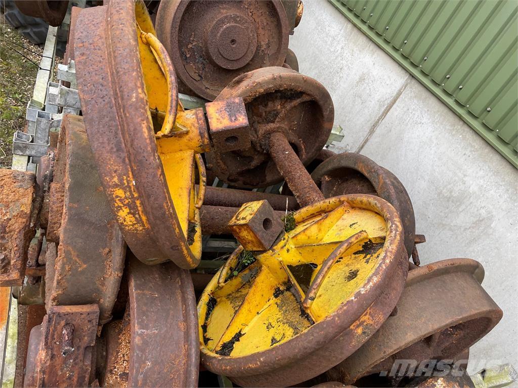  Skinnehjul ø450 mm + flange Pneus