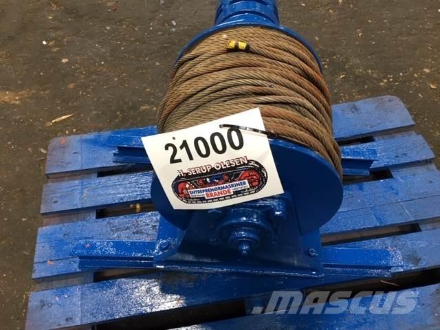  Spil, hydr. med wire Guinchos, elevadores e elevações de materiais
