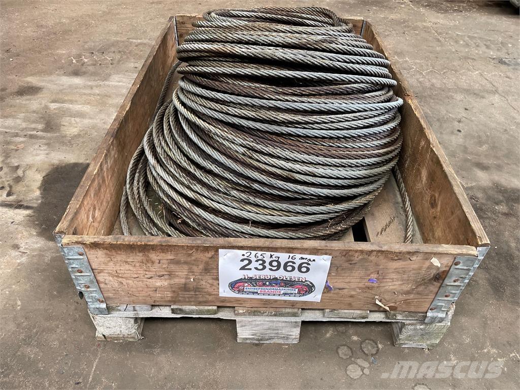  Stålwire Ø16 mm Peças e equipamento de gruas