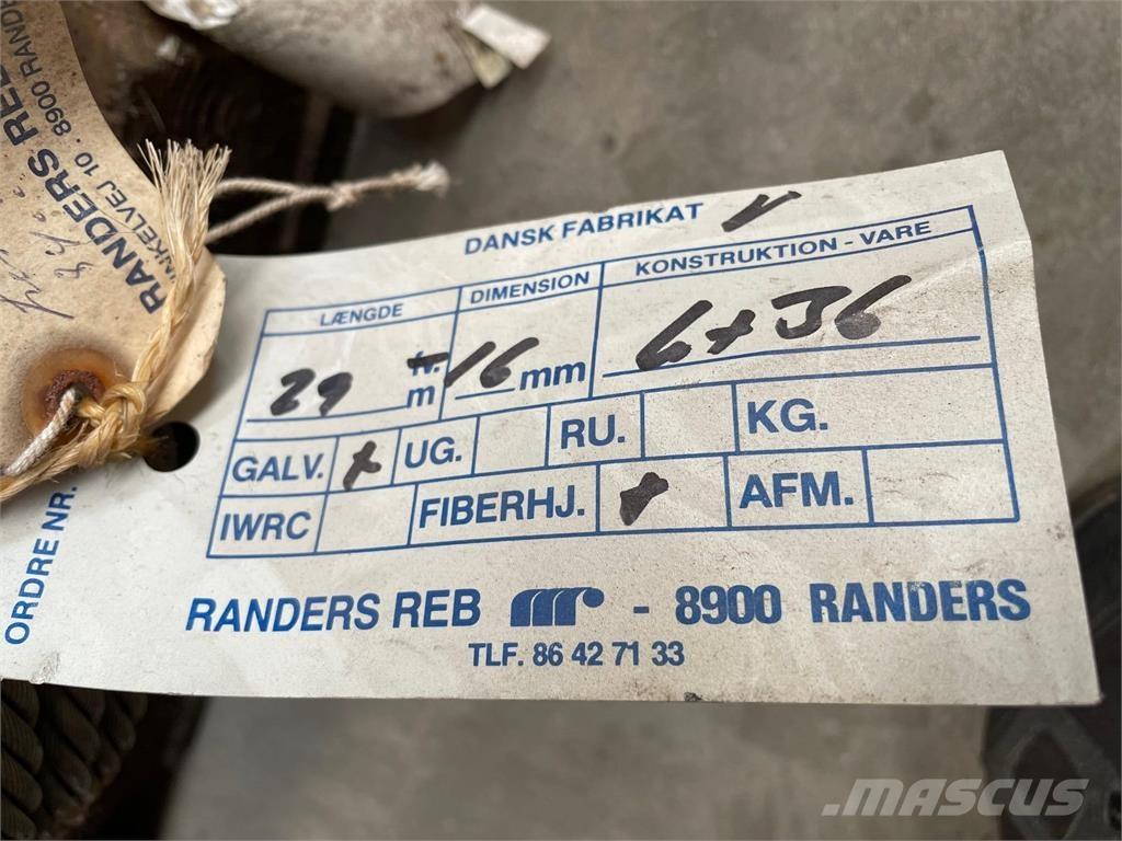  Stålwire Ø16 mm Peças e equipamento de gruas